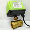 Mini Brass Electric Ball Valve Two-Wire Control Outdoor Waterproof
