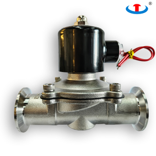 2W Sanitary Quick-Install Polished Solenoid Valve