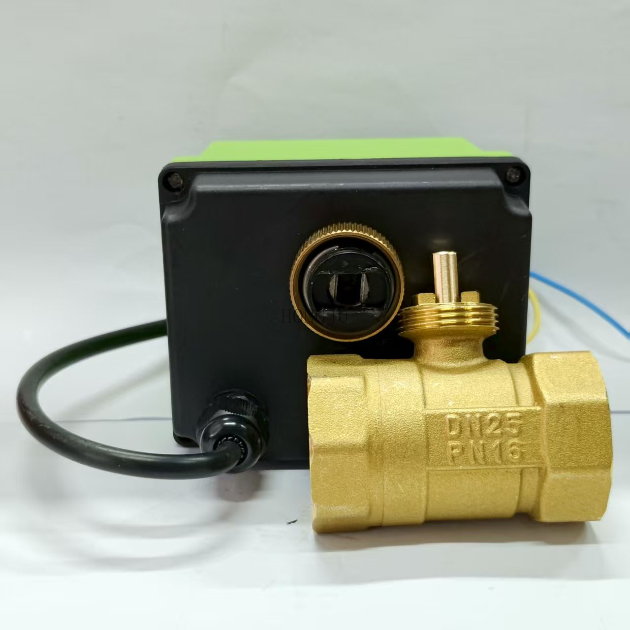 Mini Brass Electric Ball Valve Two-Wire Control Outdoor Waterproof