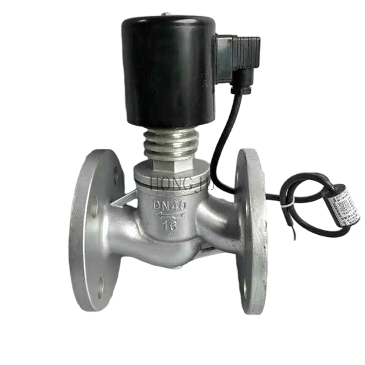 ZCG 304 Stainless Steel Flanged Solenoid Valve Explosion Proof High Temp Steam Thermal Oil