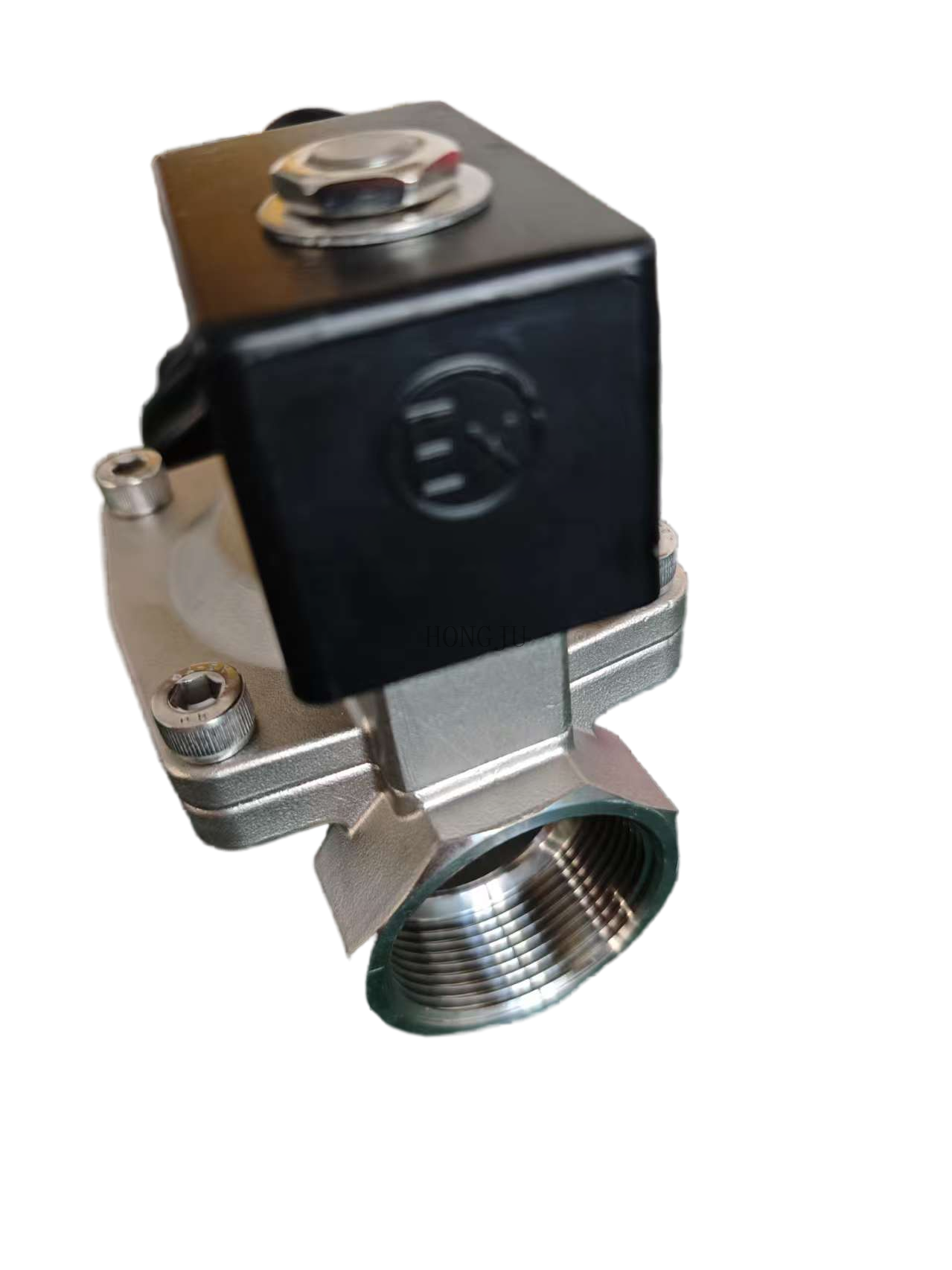 Encapsulated Explosion Proof Solenoid Valve Diaphragm Type Pilot Operated Normally Closed Solenoid Control Valve