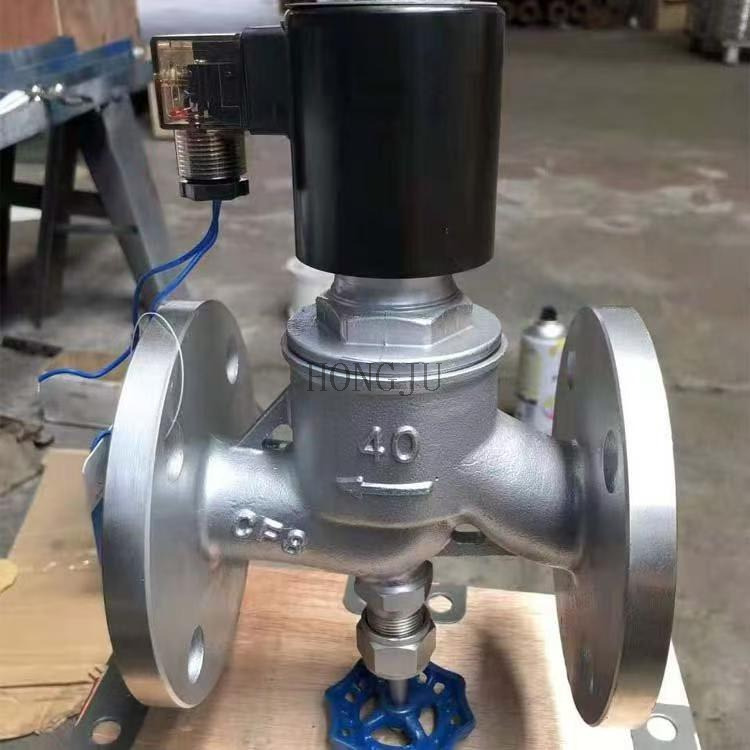 Stainless Steel Flanged High Temperature Steam Solenoid Valve
