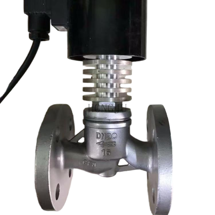 ZCG 304 Stainless Steel Flanged Solenoid Valve Explosion Proof High Temp Steam Thermal Oil