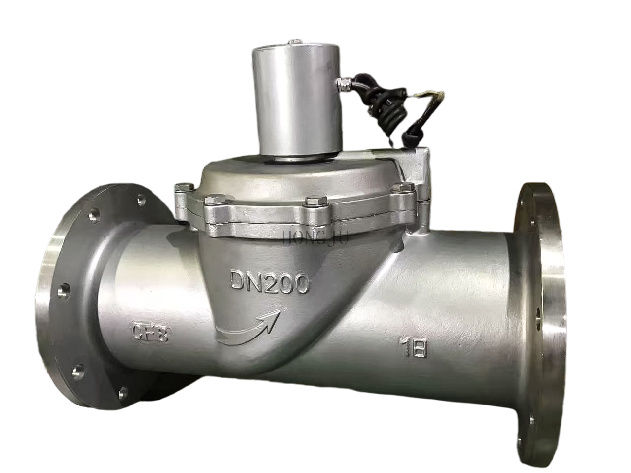 ZCM Stainless Steel Flanged Solenoid Valve Irrigation Water Pipe Switch Valve