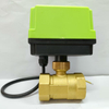 Mini Brass Electric Ball Valve Two-Wire Control Outdoor Waterproof