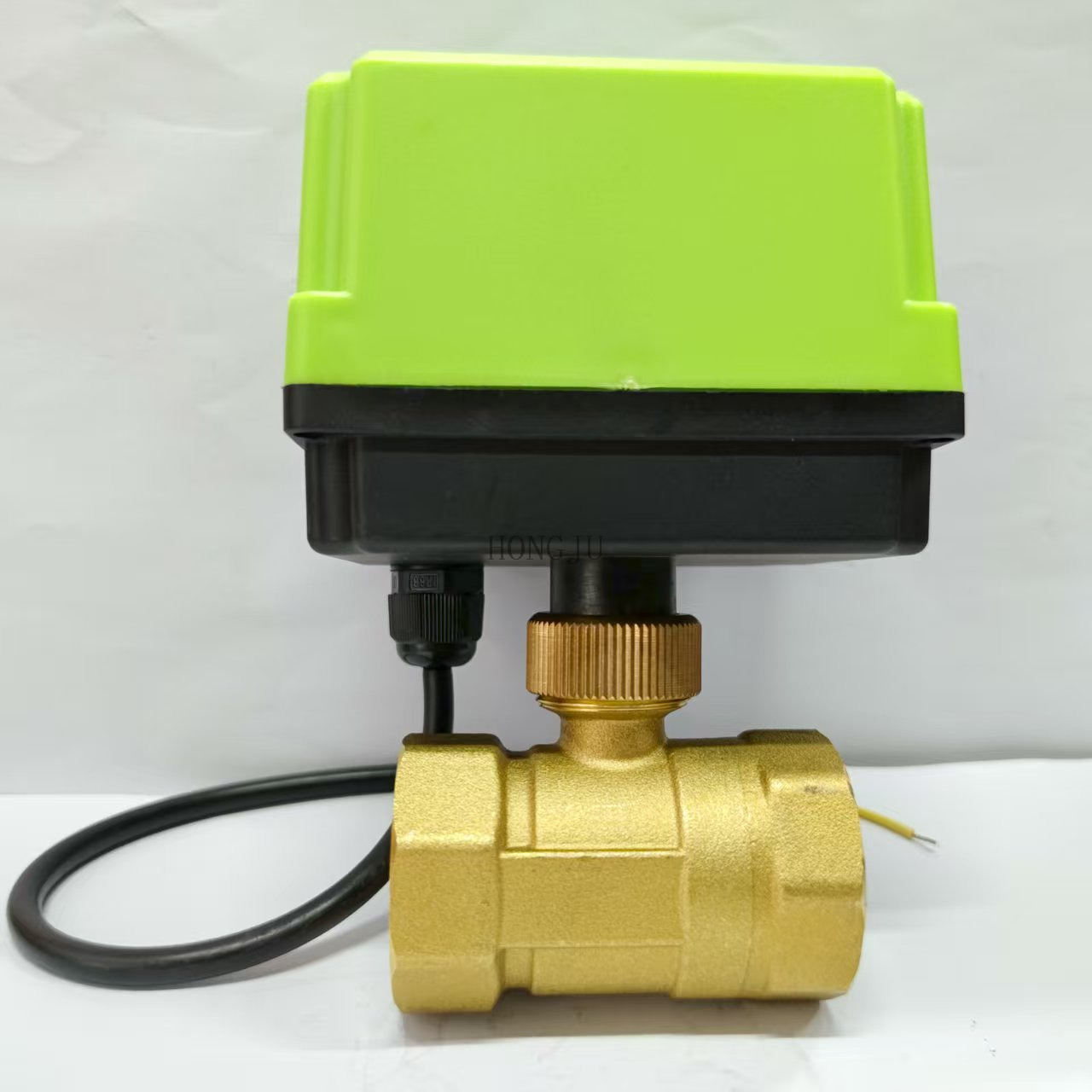 Mini Brass Electric Ball Valve Two-Wire Control Outdoor Waterproof