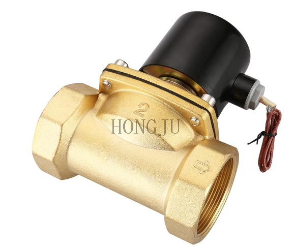 2/2 Way Threaded Connection Brass Water Solenoid Valve 24V