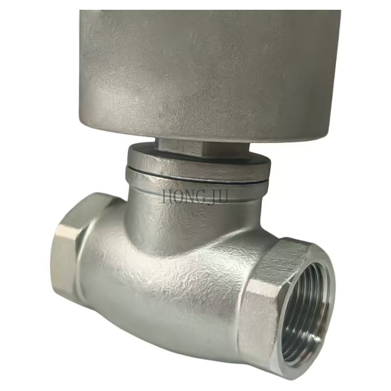 2/2 Way 304 Stainless Steel Piston Type Steam Solenoid Valve