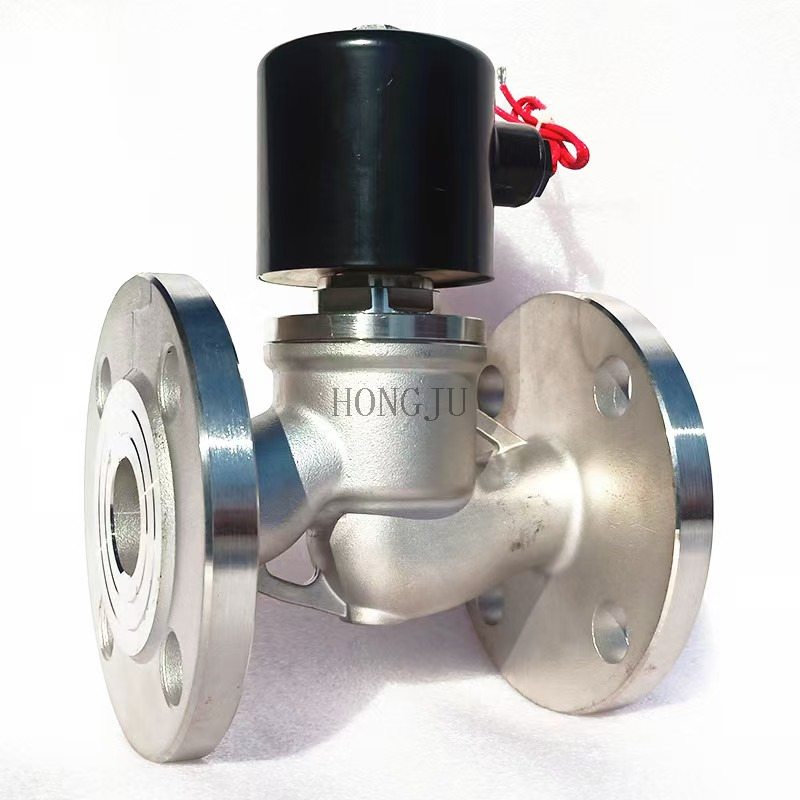 2/2 Way High Temperature Steam Solenoid Valve Stainless Steel 220V 24V