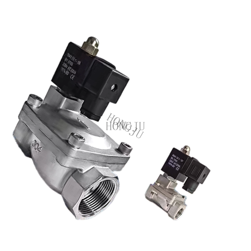 304 Stainless Steel Normally Closed Solenoid Valve 