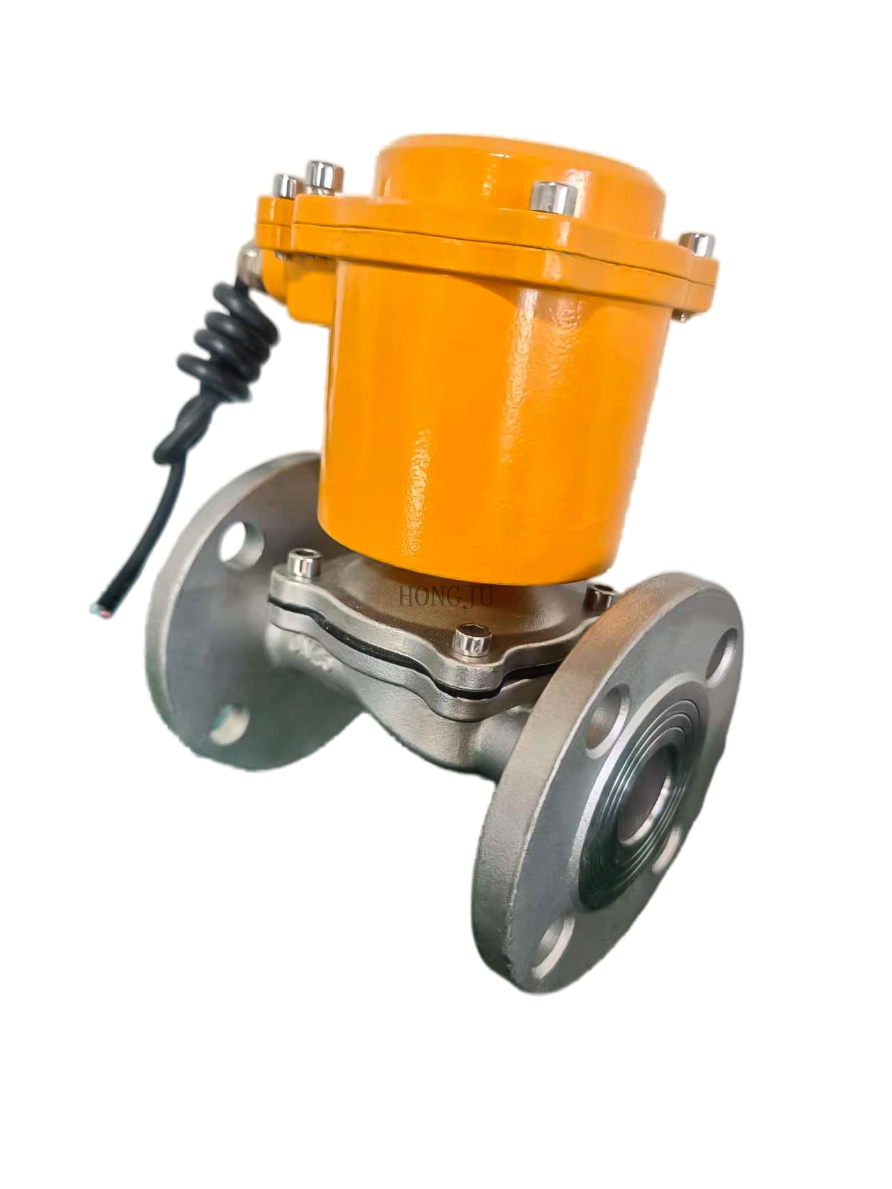 2/2 Way Stainless Steel Flange Water Solenoid Valve 24V