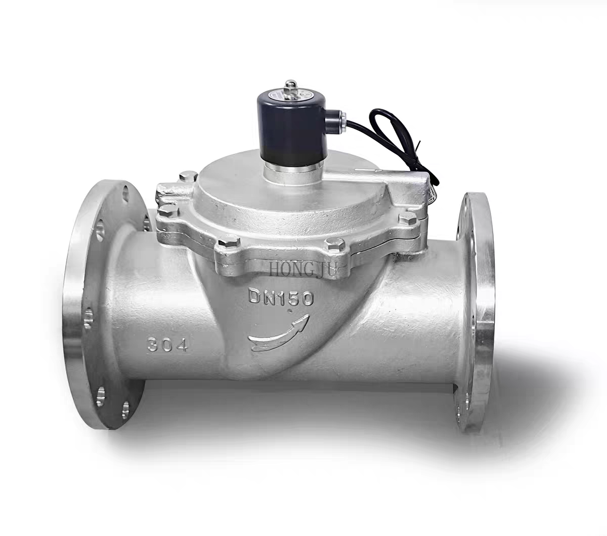 Flanged Stainless Steel Cast Steel Automatic Control Valve for Water Air Oil Media Solenoid Valve