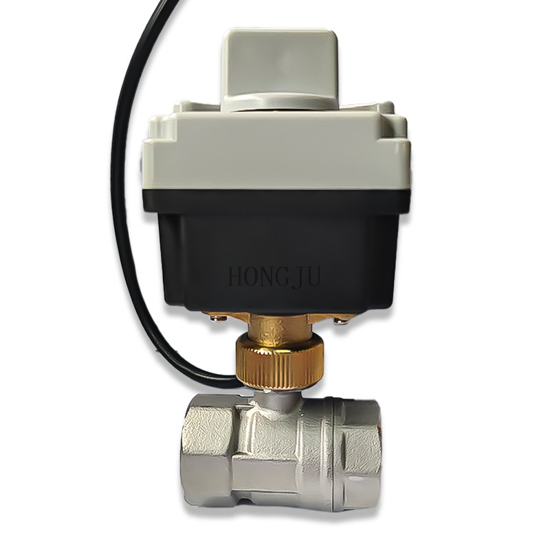 Stainless Steel Mini Electric Ball Valve Brass Manual Control Valve for Air and Water