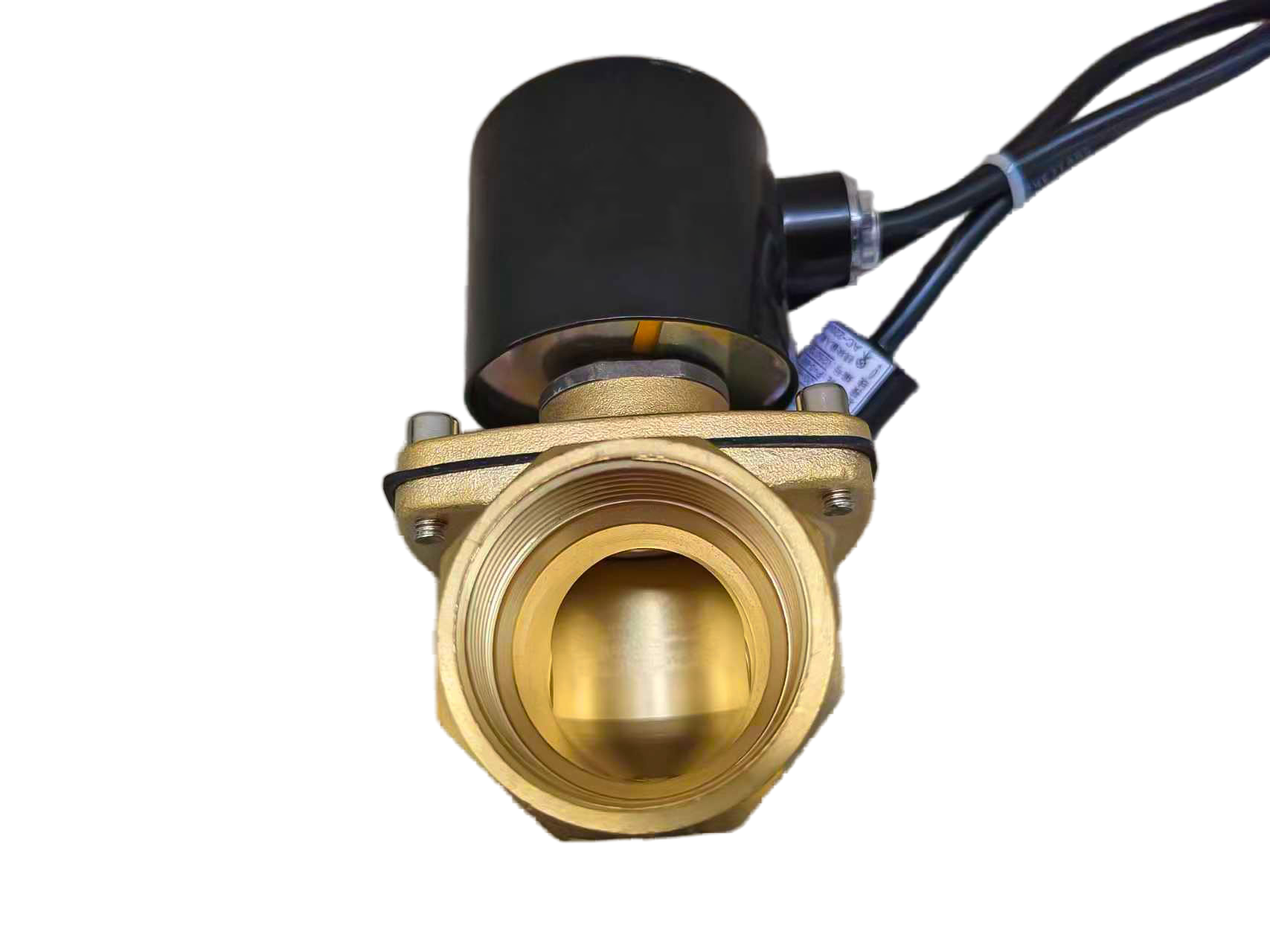 2W Series Diaphragm Brass Water Solenoid Valve Two Way Two Position Outdoor Waterproof IP65 Control Valve