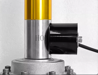 Aluminum Alloy Flange Connection Gas Shut-off Valve Normally Open 