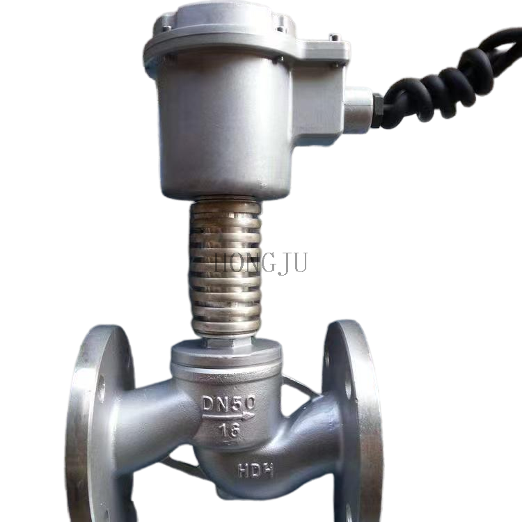 ZCG 304 Stainless Steel Flanged Solenoid Valve Explosion Proof High Temp Steam Thermal Oil
