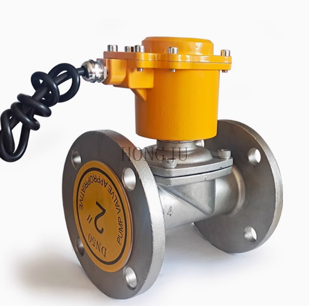 2W Stainless Steel Flanged Solenoid Valve Normally Closed